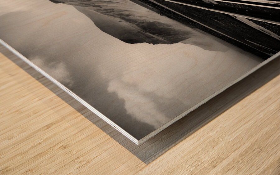 Road to Vik Wood print