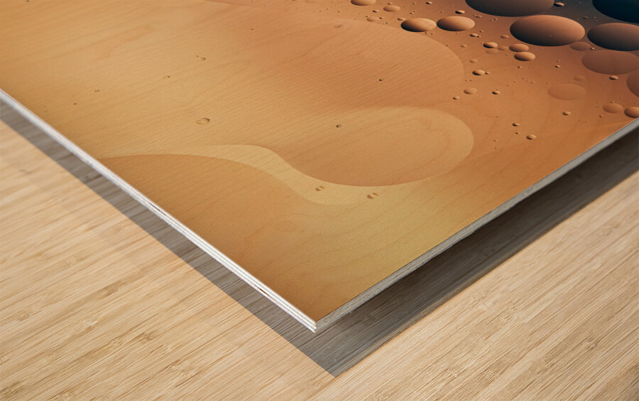 Bubbles II Wood print