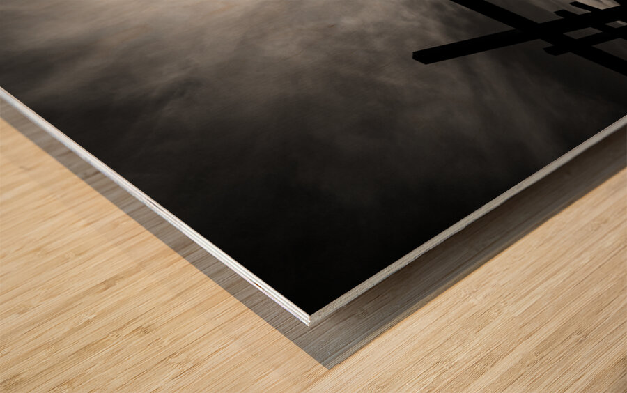 Roadside Memorial Wood print