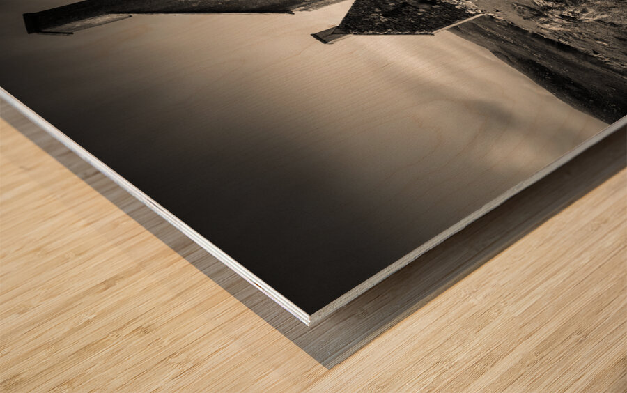 Slaggan Ruins Wood print