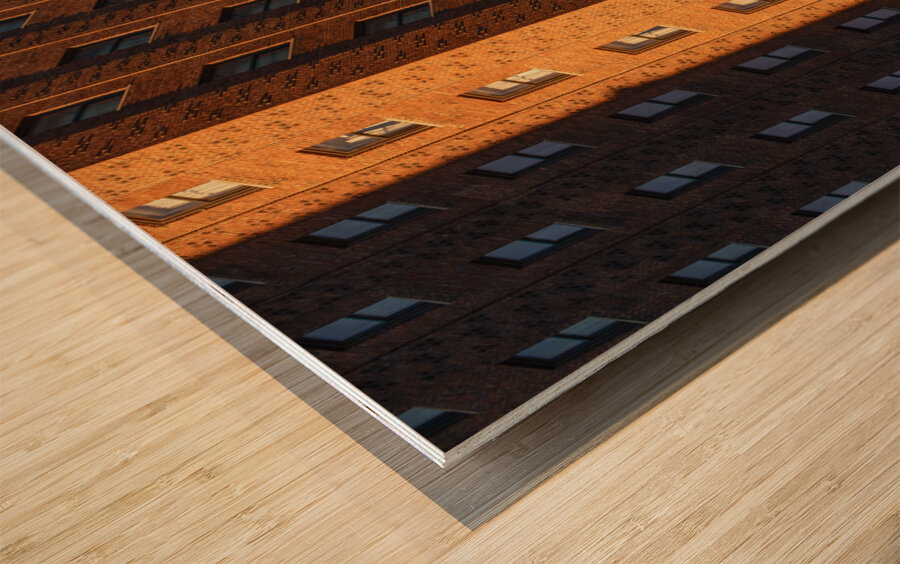 Last Light on the Allerton Hotel Wood print