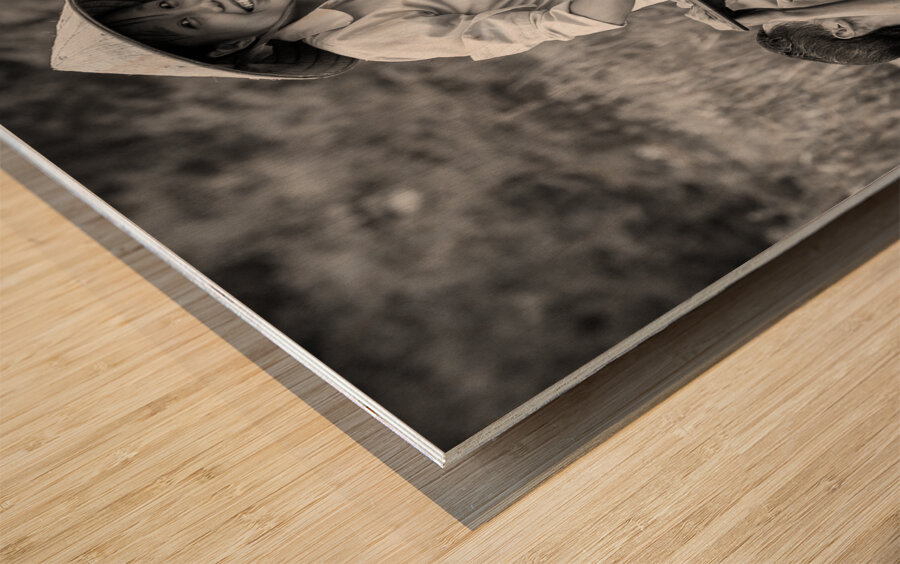 Fun on the Yen River Wood print