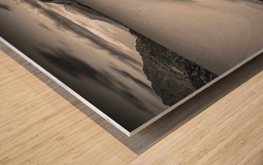 On the Banks of Loch Maree Wood print