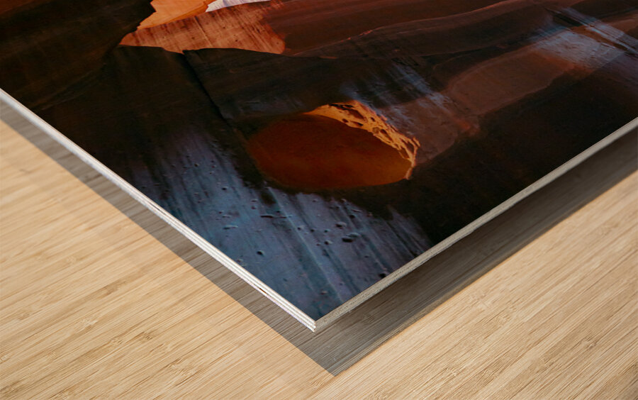 Antelope Canyon Wood print