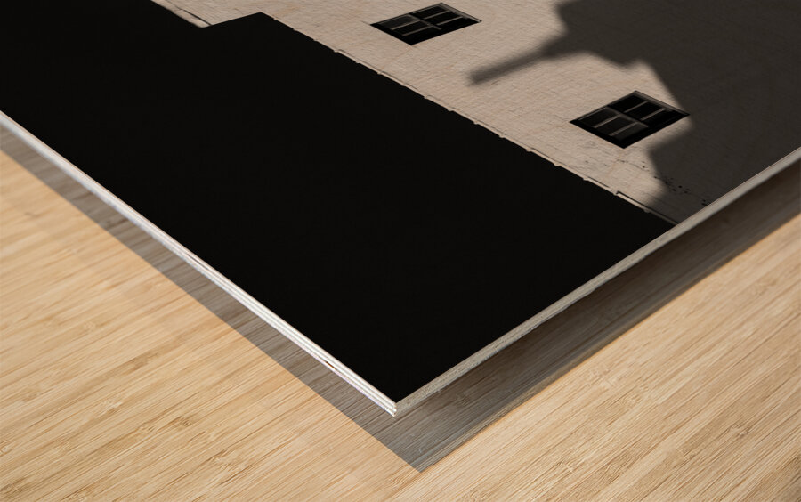 Chicago Shadow Wood print