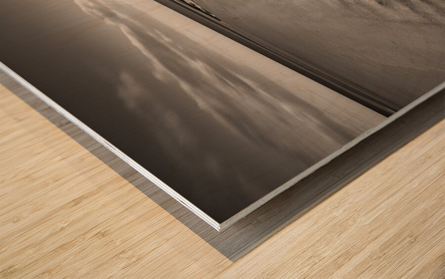 Lunan Bay Beach Wood print