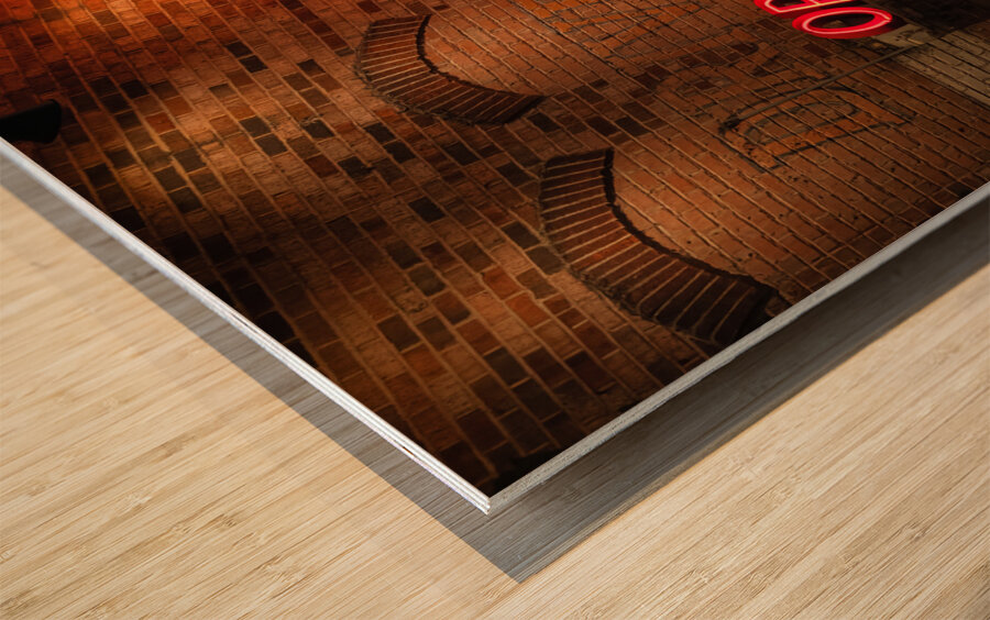 Chicago Drive Thru Wood print