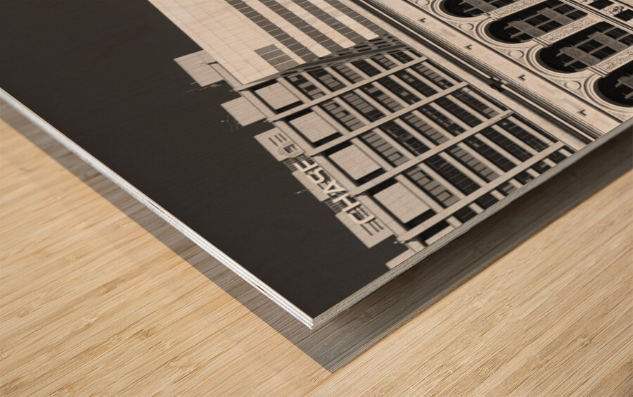 Arches Blocks and Squares Wood print