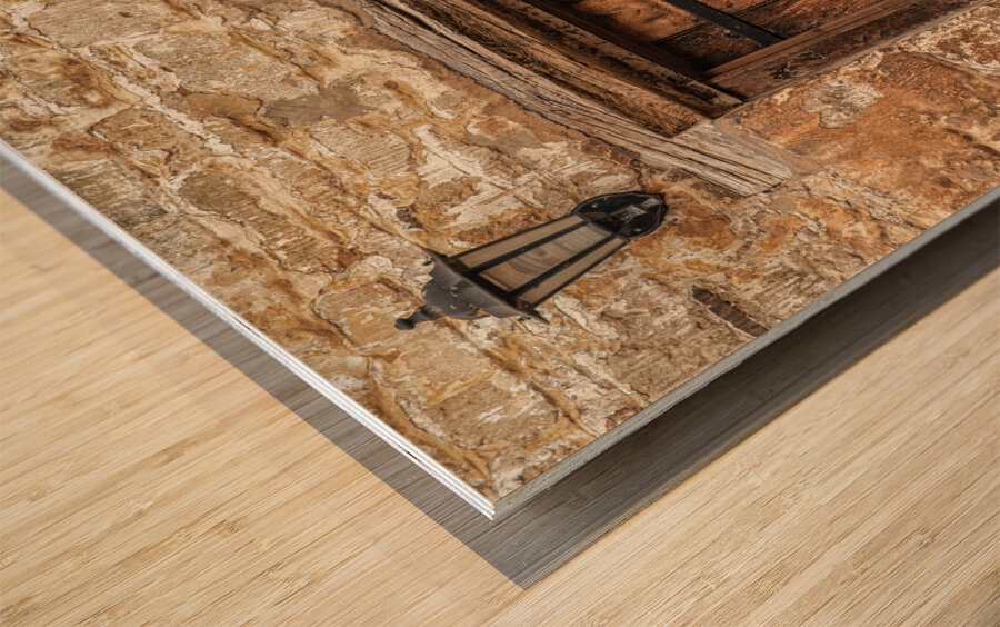 Cotswold Cottage Door Wood print