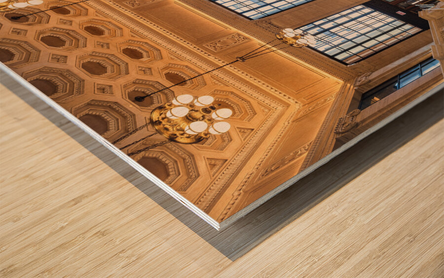 Union Station Steps Wood print