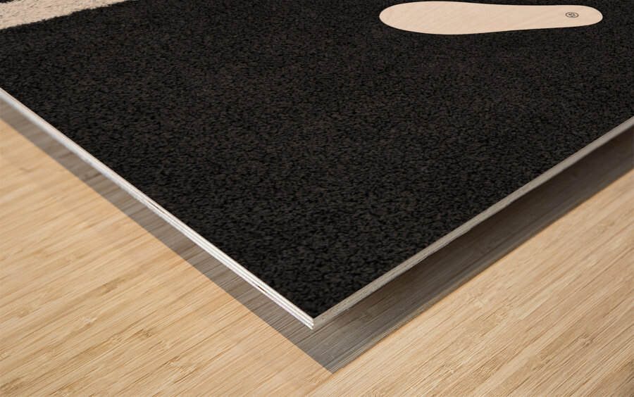 Size 13 on Court Wood print