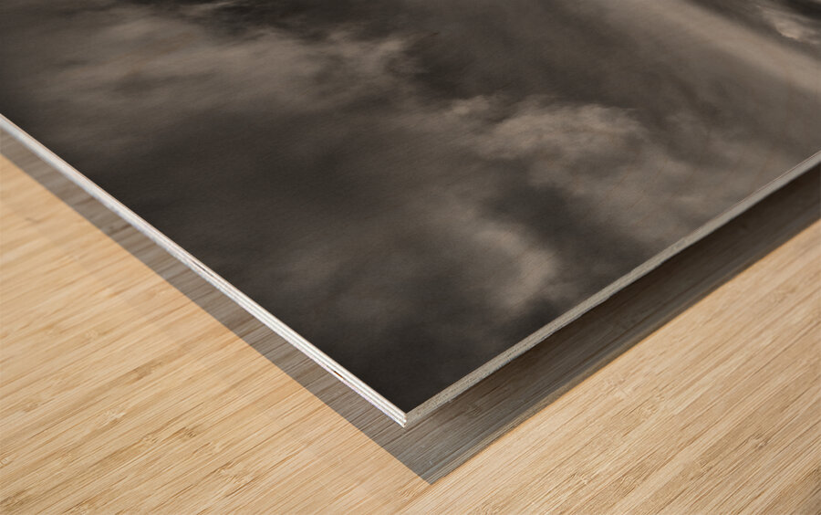 Clouds over Loch Laich Wood print