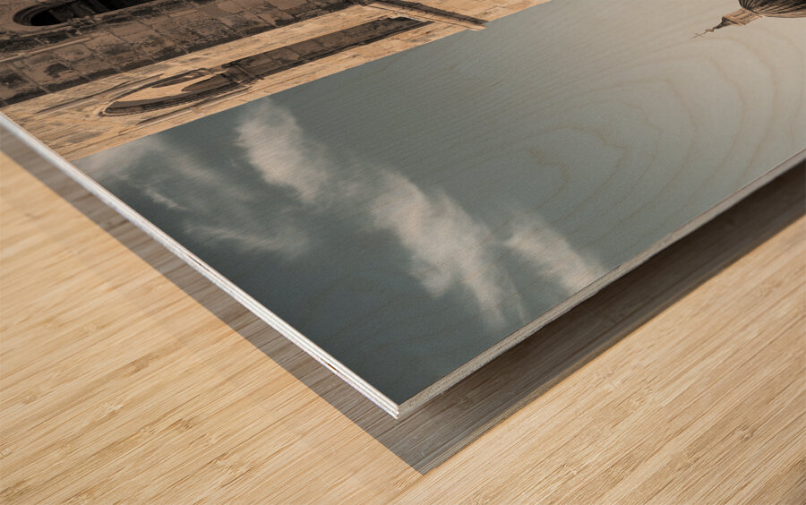 Dubrovnik Cathedral and Old Town Wood print