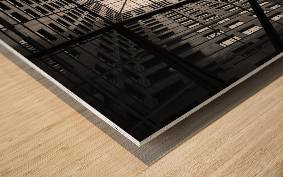 Tunnel of Windows Wood print