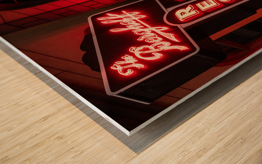 The Berghoff Restaurant Sign Wood print