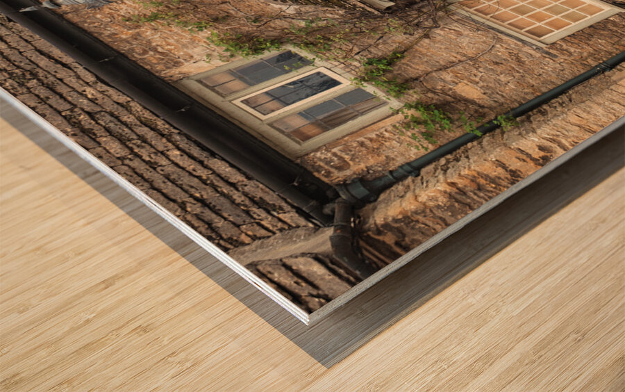 The Lacock Bakery Wood print