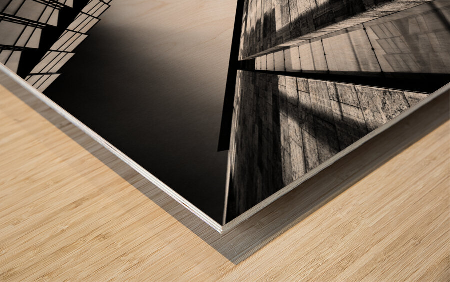 Alley Lamp Wood print