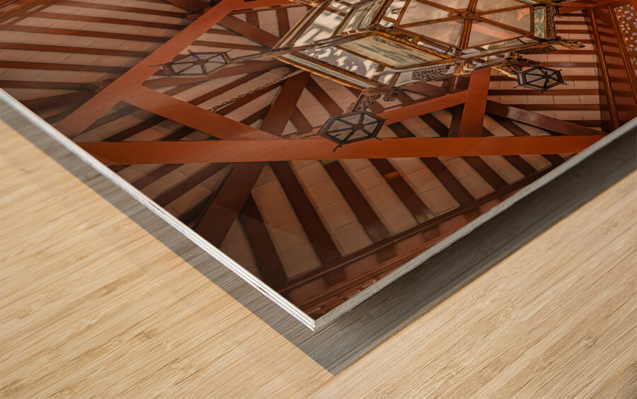 Chinese Pagoda Wood print