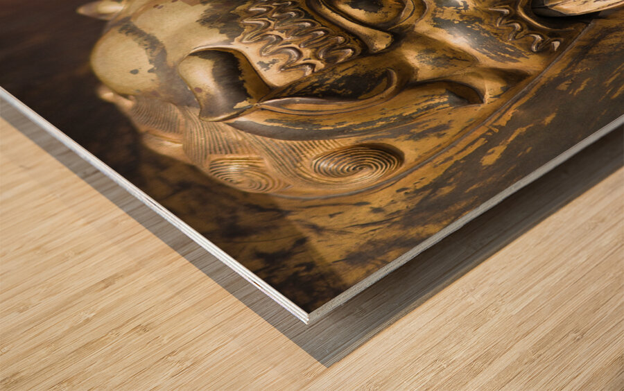 Cauldron Lion Wood print