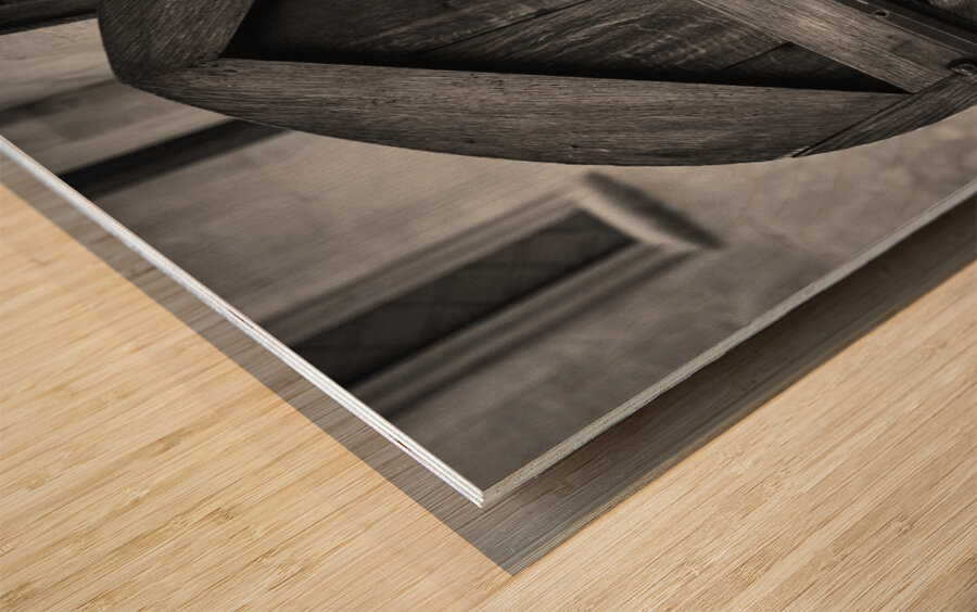 Bath Abbey Christmas Star Wood print