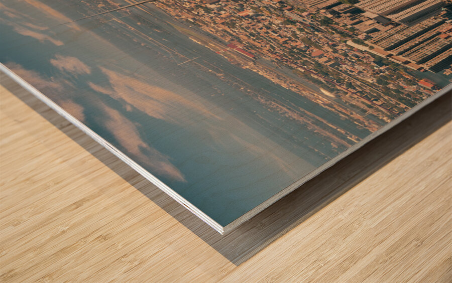 Chrysler Building and East Midtown Wood print