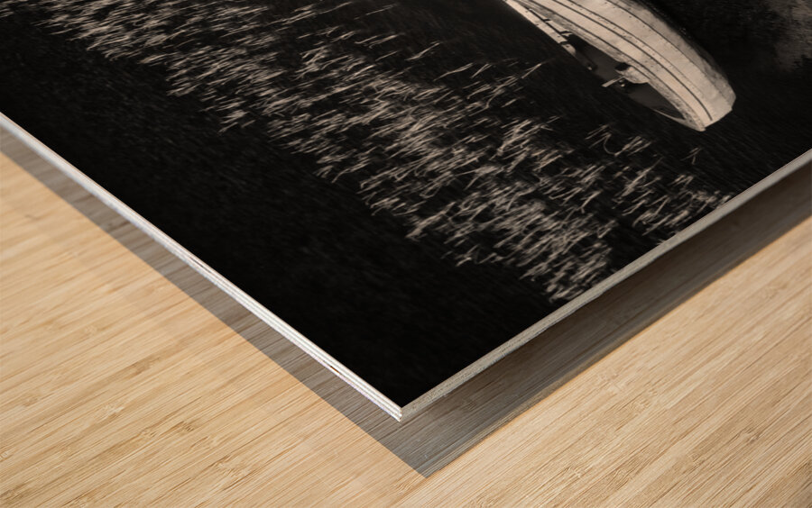 Loch Awe Boat Wood print