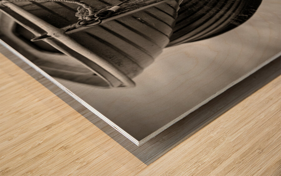 Boat Reflection Wood print