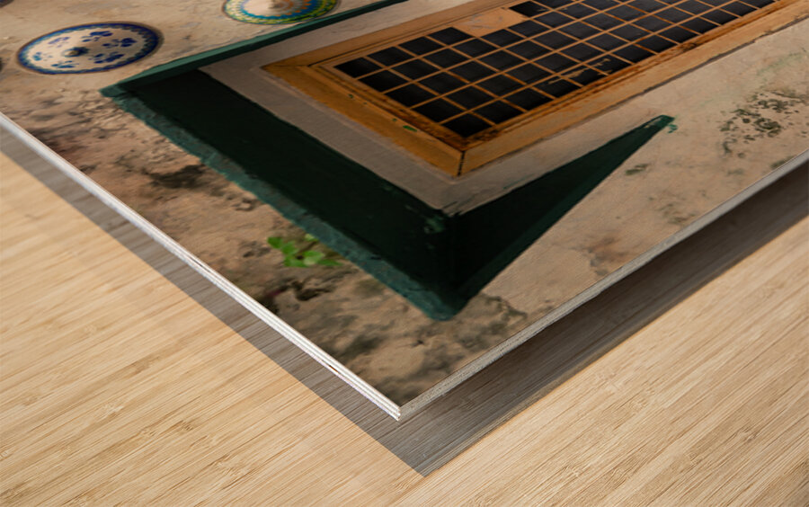 Ipoh Hats and Blooms Wood print