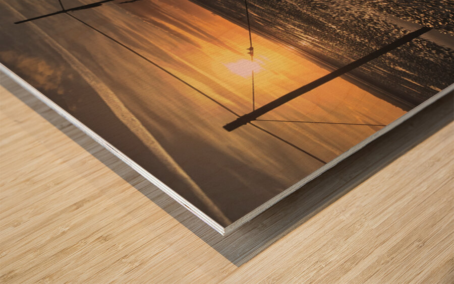 Solway Coast Sunrise Wood print