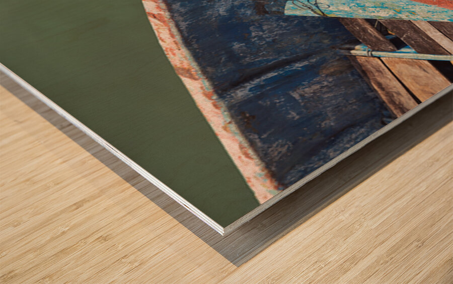 Penang Fishing Boat Wood print