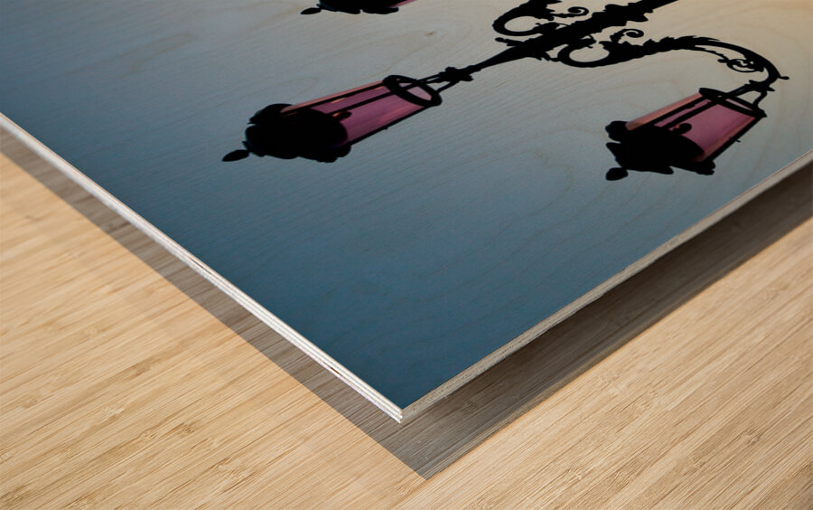 Venetian Sunset Wood print