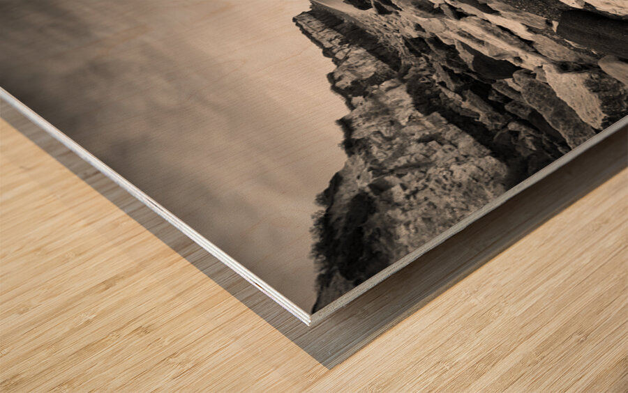 Hunstanton Cliffs Wood print