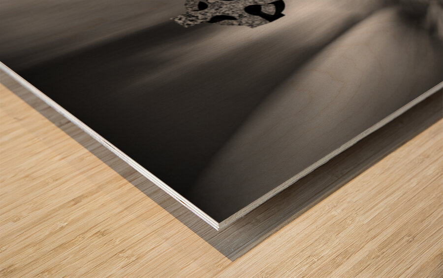 Llanddwyn Island Celtic Cross Wood print