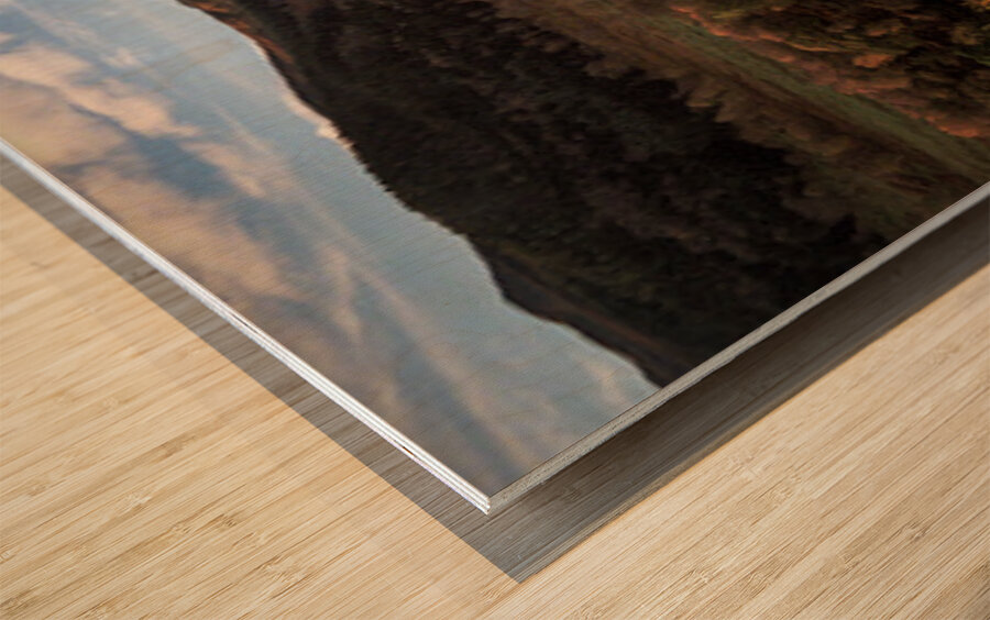 Autumn at Queens View Wood print