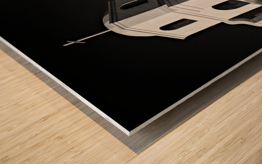 Old Adobe Mission Wood print