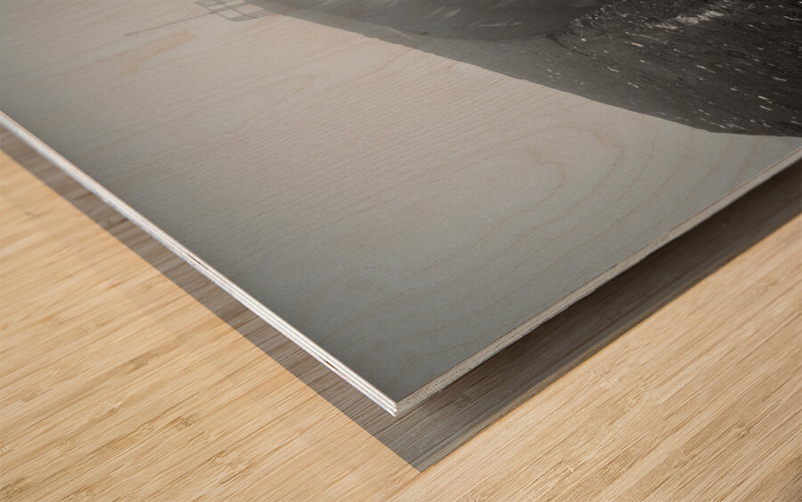 Gourdon Breakwater Wood print