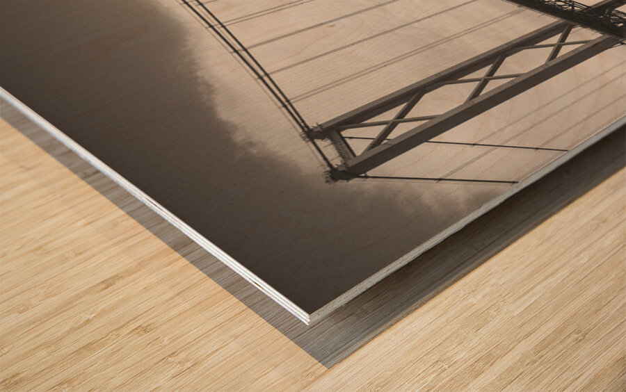 Forth Road and Rail Bridges Wood print