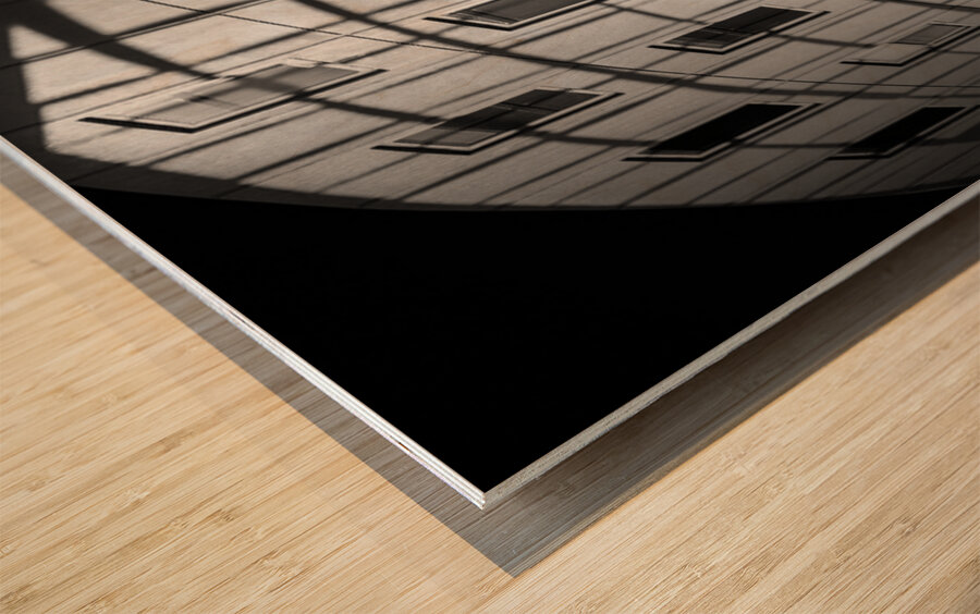 Spatial Rhythm Wood print