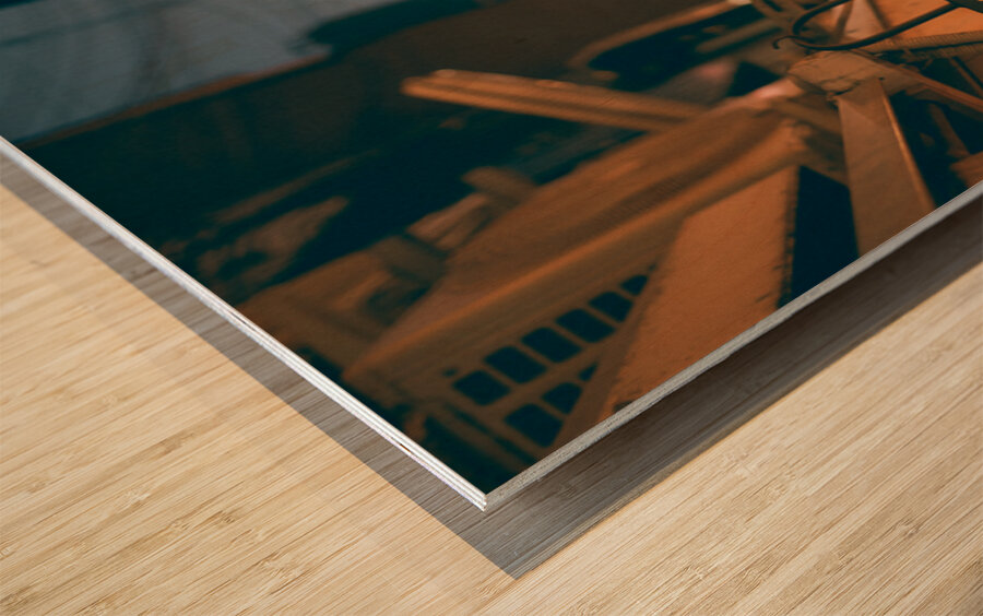 Backstreets of Osaka Wood print