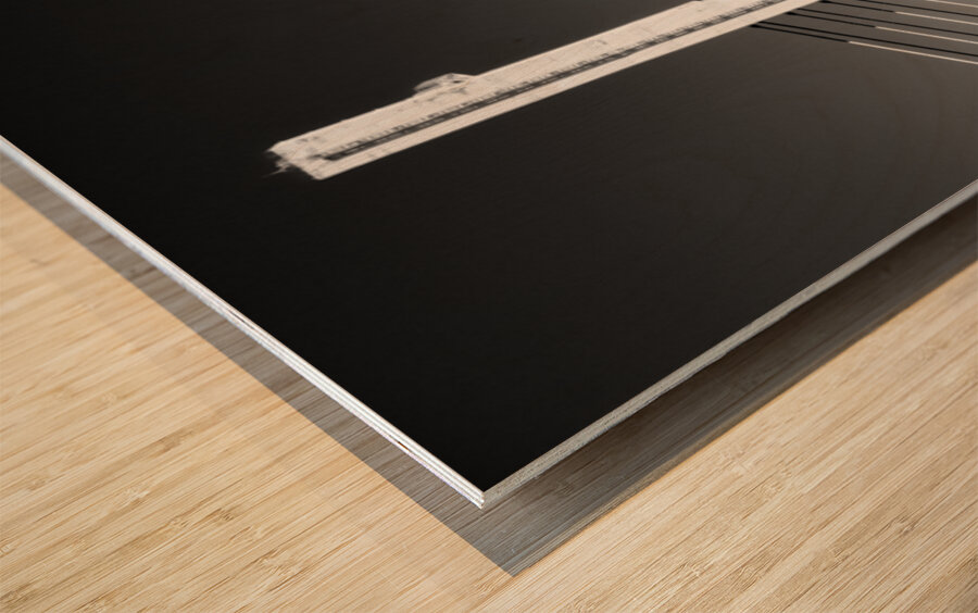 Tempozan Bridge Tower Wood print