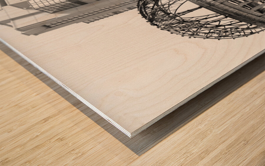 Hiroshima Atomic Bomb Dome Wood print