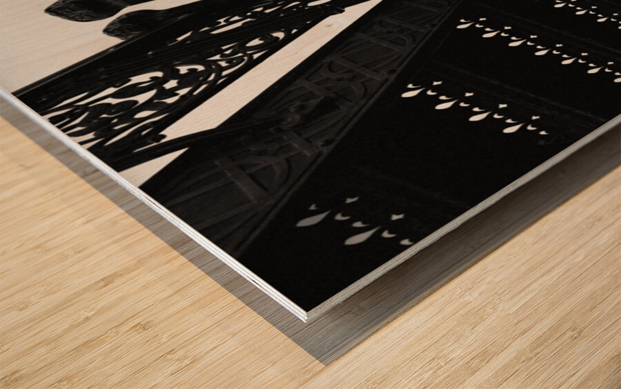 Monadnock Building Staircase Wood print