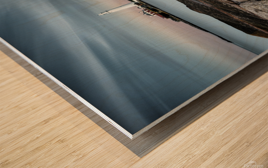 St Marys Lighthouse Wood print