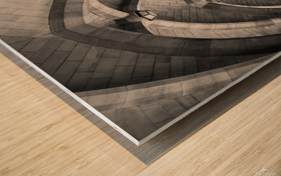 The Cloisters Wood print