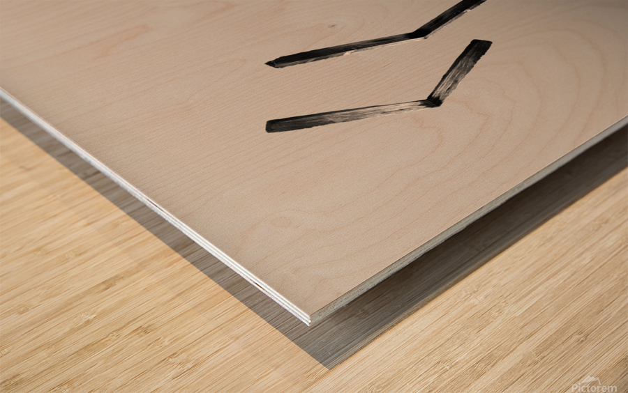 Four Posts Wood print