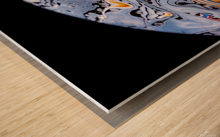 Other Worlds V Wood print