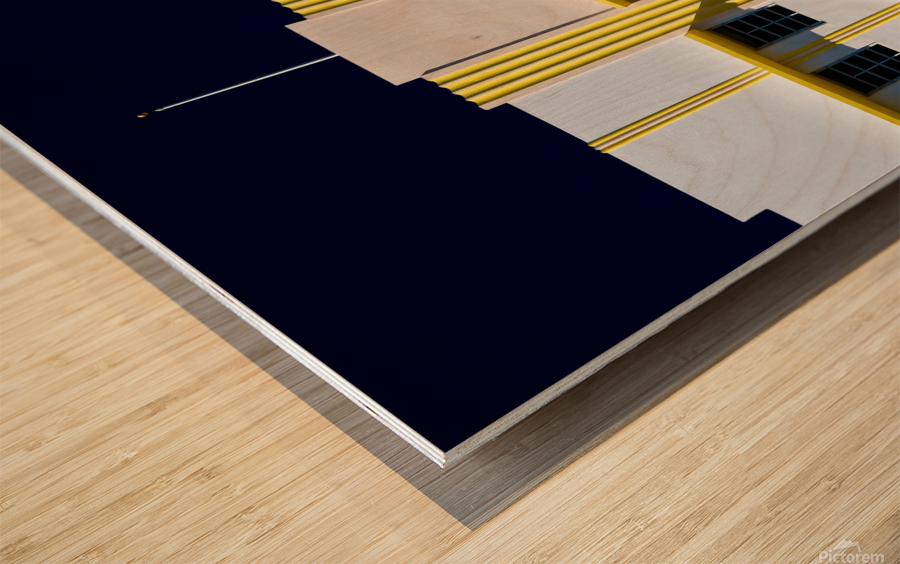 Leslie Hotel Wood print