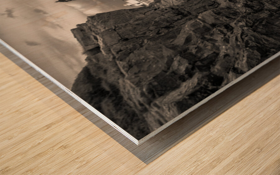 Path to Rua Reidh Lighthouse Wood print