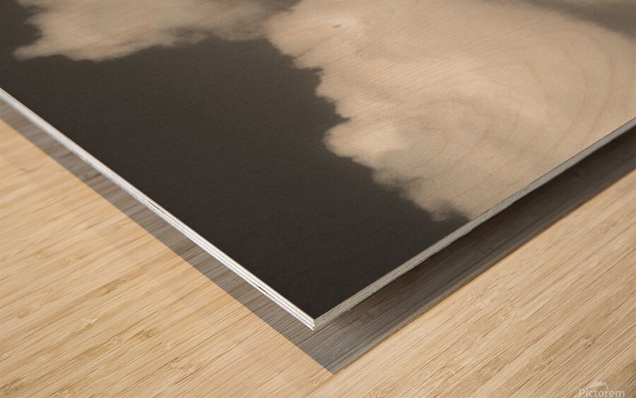 Clouds Over Ben More Wood print