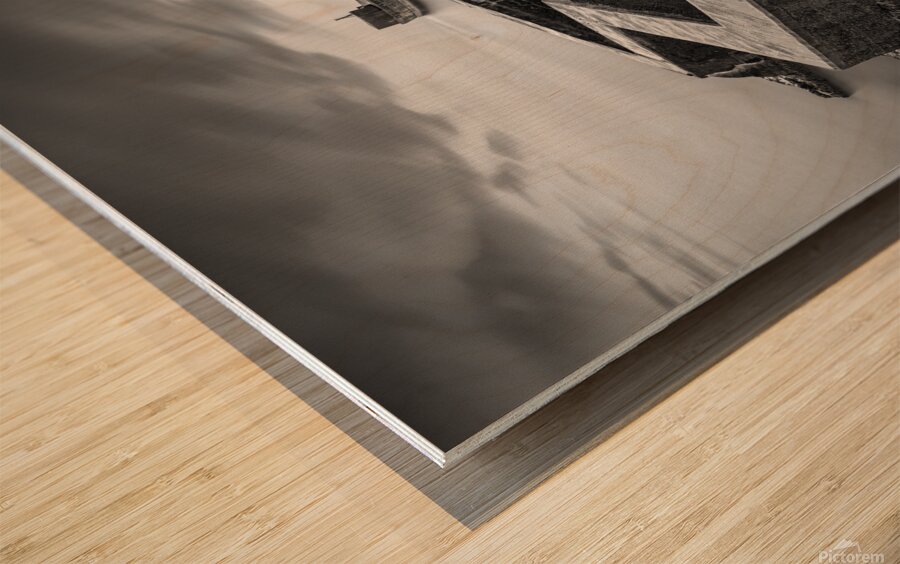 St Monans Breakwater Wood print